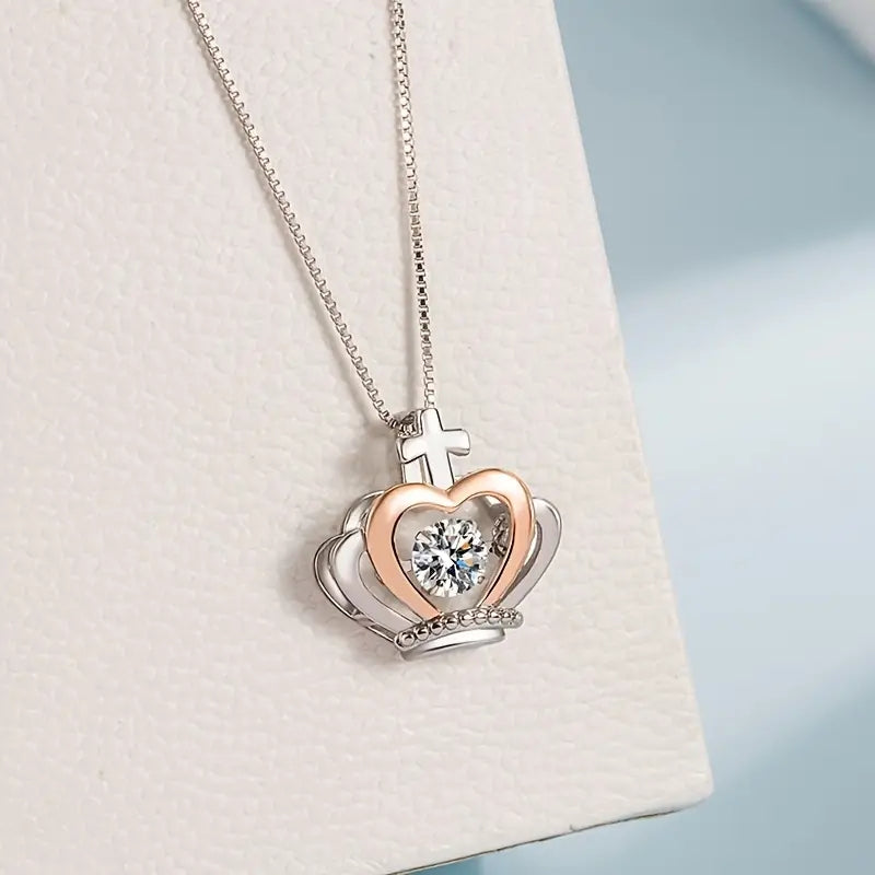 COLLANA CORONA "ALLA MIA FANTASTICA FIGLIA"